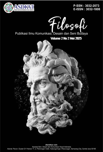 					View Vol. 2 No. 3 (2025): Agustus : Filosofi : Publikasi Ilmu Komunikasi, Desain, Seni Budaya
				